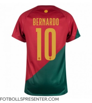 Portugal Bernardo Silva #10 Hemma Matchtröja VM 2022 Kortärmad